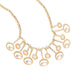 Abstract Adornment - Gold necklace