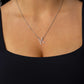 INITIALLY Yours - K - White necklace