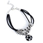 Jugador de fútbol - Pulsera negra