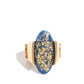Shimmery Sovereign - Anillo azul