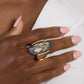 Shimmery Sovereign - Anillo azul