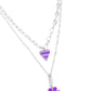 Childhood Charms - Purple necklace