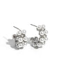 White Collar Wardrobe - White earrings