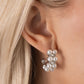 White Collar Wardrobe - White earrings