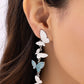Flying Flashy - Blue earrings