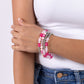 Glassy Gait - Pink bracelets