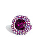 Grano brillante - Anillo rosa