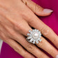 Gatsby Getaway - White ring -fashion fix Oct 23'