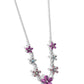 Exhibición de primavera: collar morado