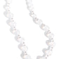 Timelessly Tantalizing - White necklace