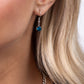LOCK and Roll - Blue necklace