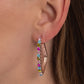 Triangular Tapestry - Rose Gold earrings