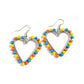 Fun-Loving Fashion - Yellow earrings