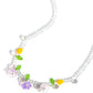 World GLASS Wonder - Purple necklace