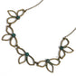 Petal Pageantry - Brass necklace