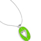 Airy Affection - Green necklace