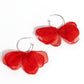 Clase de gasa - Pendientes rojos