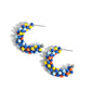 Balloon Backdrop - Blue earrings