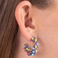 Balloon Backdrop - Blue earrings