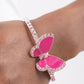 Particularly Painted - Pink bracelet