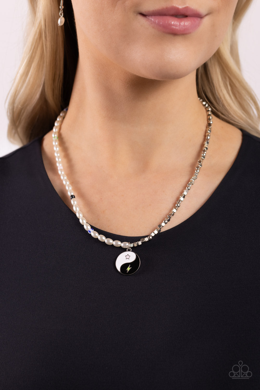 Yin y Yang juvenil - Collar negro