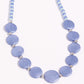 Scratched Showtime - Blue necklace