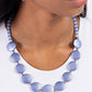 Scratched Showtime - Blue necklace