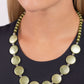 Scratched Showtime - Green necklace