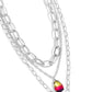 Teardrop Tiers - Multi necklace