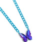 Fascinating Flyer - Blue necklace