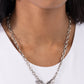 Midair Monochromatic - Silver necklace