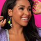 Stellar STAGGER - Green earrings