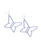 Soaring Silhouettes - Blue earrings