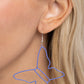 Soaring Silhouettes - Blue earrings