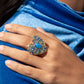 Bejeweled Beau - Blue ring