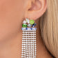 Horizontal Hallmark - Blue earrings
