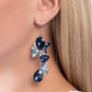Fancy Flaunter - Blue earrings
