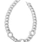 Gleaming Harmony - White necklace