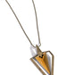 Trifecta Tyrant - Brass necklace