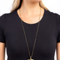 Trifecta Tyrant - Brass necklace