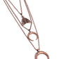 Moth Medley - Copper necklace