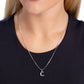 Seize the Initial - Silver - C necklace