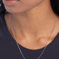 Seize the Initial - Silver - J necklace