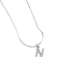 Seize the Initial - Silver - N necklace