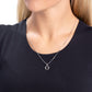 Seize the Initial - Silver - O necklace