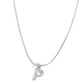Seize the Initial - Silver - P necklace