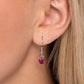 Sliding Splendor - Pink necklace
