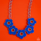 Cartoon Couture - Blue necklace