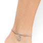 Pampered Peacemaker - White anklet