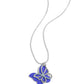 Detailed Dance - Blue necklace